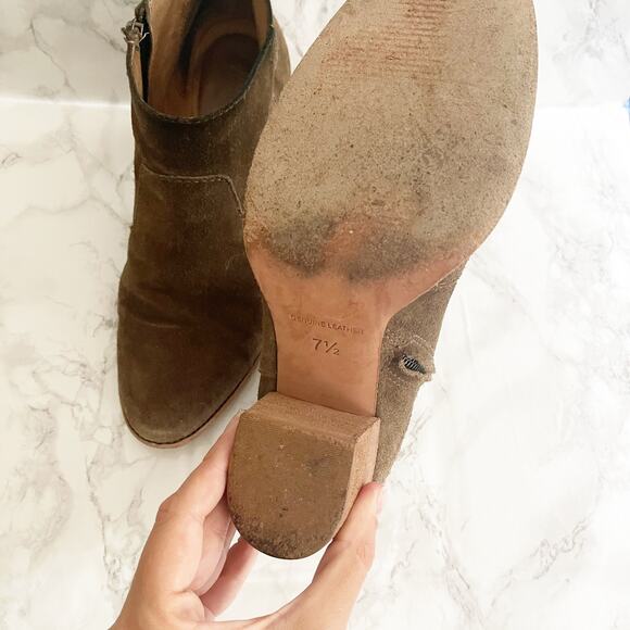 MADEWELL The Brenner Boot Brown Suede 7.5 - Picture 7 of 8